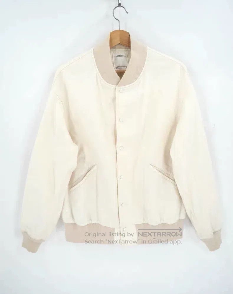 Visvim visvim Off-White Back Letter Bomber Jacket No. 3 Size US L / EU 52-54 / 3 - 2 Thumbnail