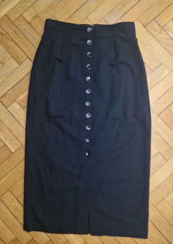 If Six Was Nine × Japanese Brand vintage midi button skirt Size 27" / US 4 / IT 40 - 1 Thumbnail