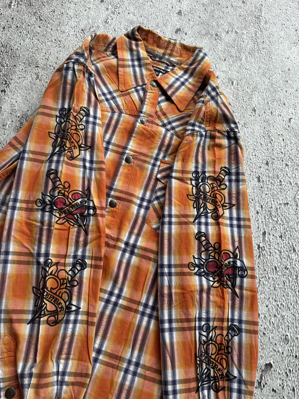 Hysteric Glamour Y2k Water back Losangles Punk style Shirt Size US M / EU 48-50 / 2 - 3 Thumbnail
