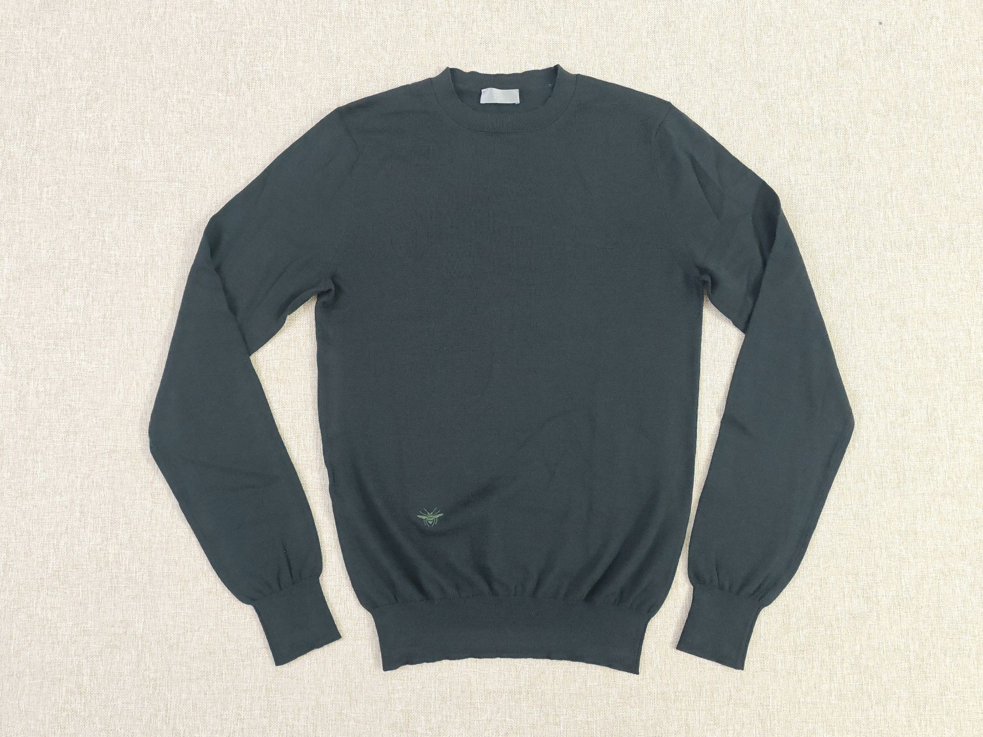 Dior Dior Men's Wool Bee Embroidered Sweater Size US M / EU 48-50 / 2 - 1 Thumbnail