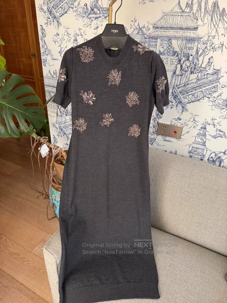Fendi Fendi Woolen dress Size S / US 4 / IT 40 - 1 Thumbnail
