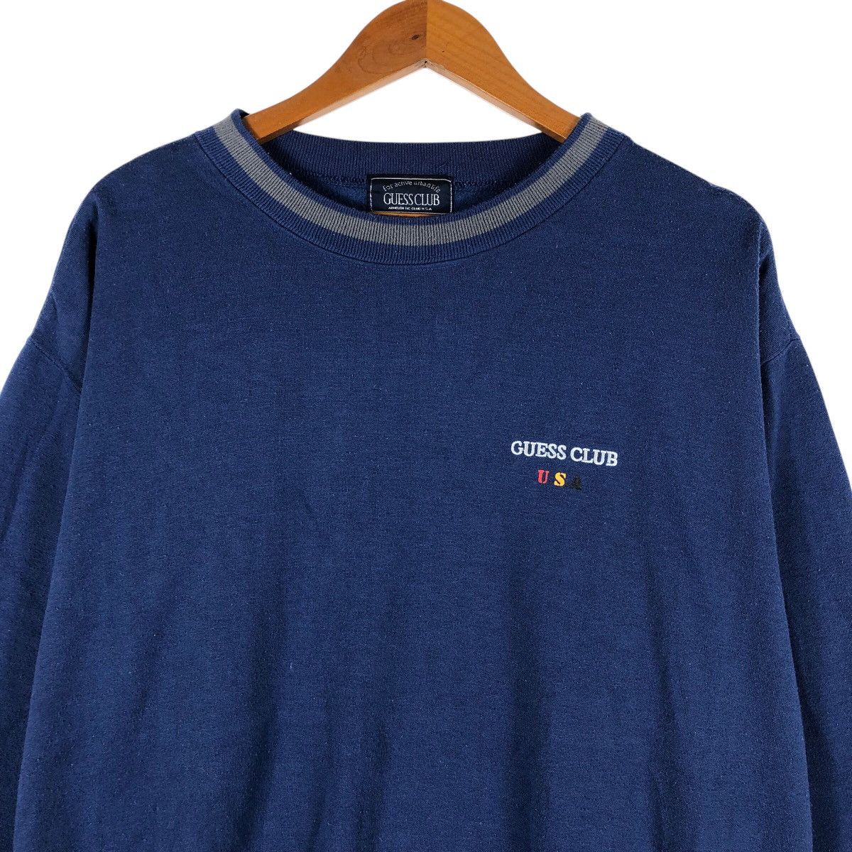 Guess GUESS CLUB Small Embroidery Logo Crewneck Sweatshirt Size US XXL / EU 58 / 5 - 2 Thumbnail