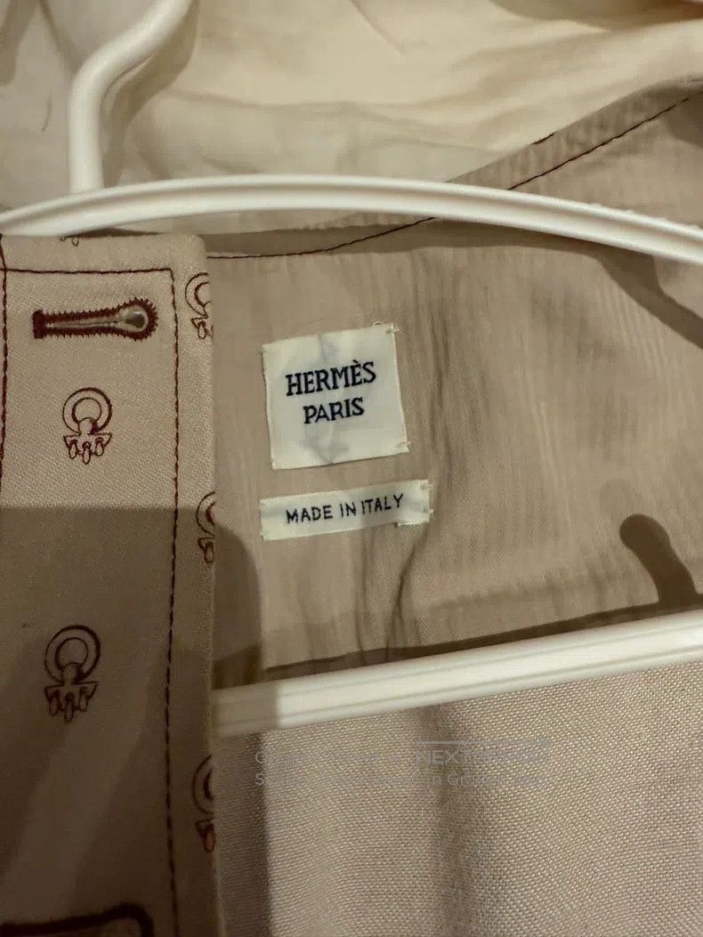 Hermes Hermes Pig Nose Khaki Equestrian Denim Jacket Size XS / US 0-2 / IT 36-38 - 6 Thumbnail