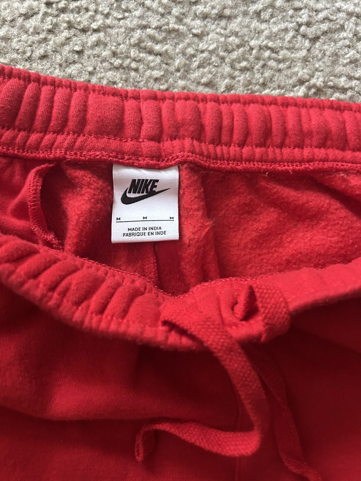 Nike × Vintage Nike Red Joggers Size US 28 / EU 44 - 3 Thumbnail