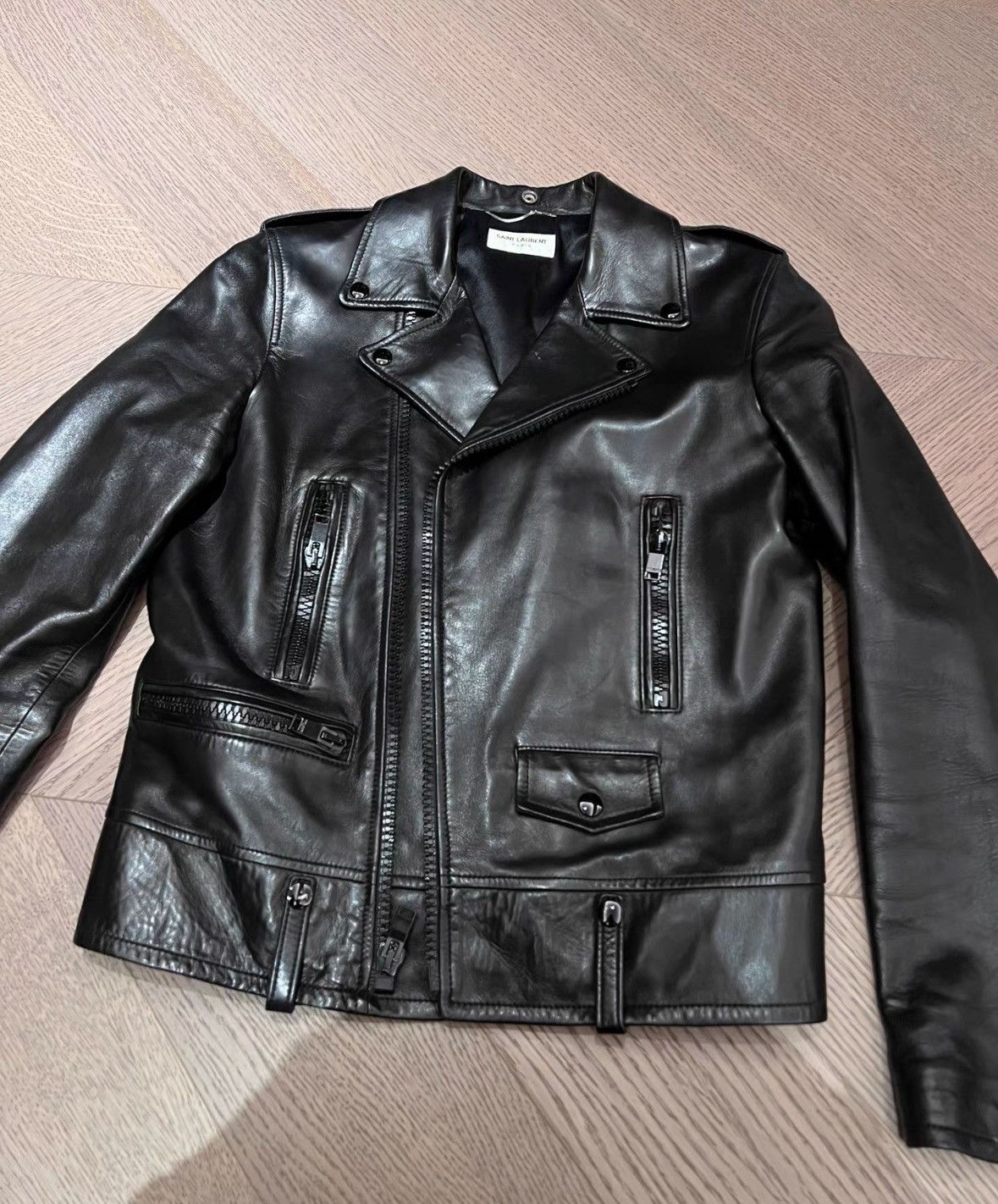 Saint Laurent Paris SaintLaurent AW15 Leather Jacket 2412-Nextarrow Size US M / EU 48-50 / 2 - 1 Thumbnail