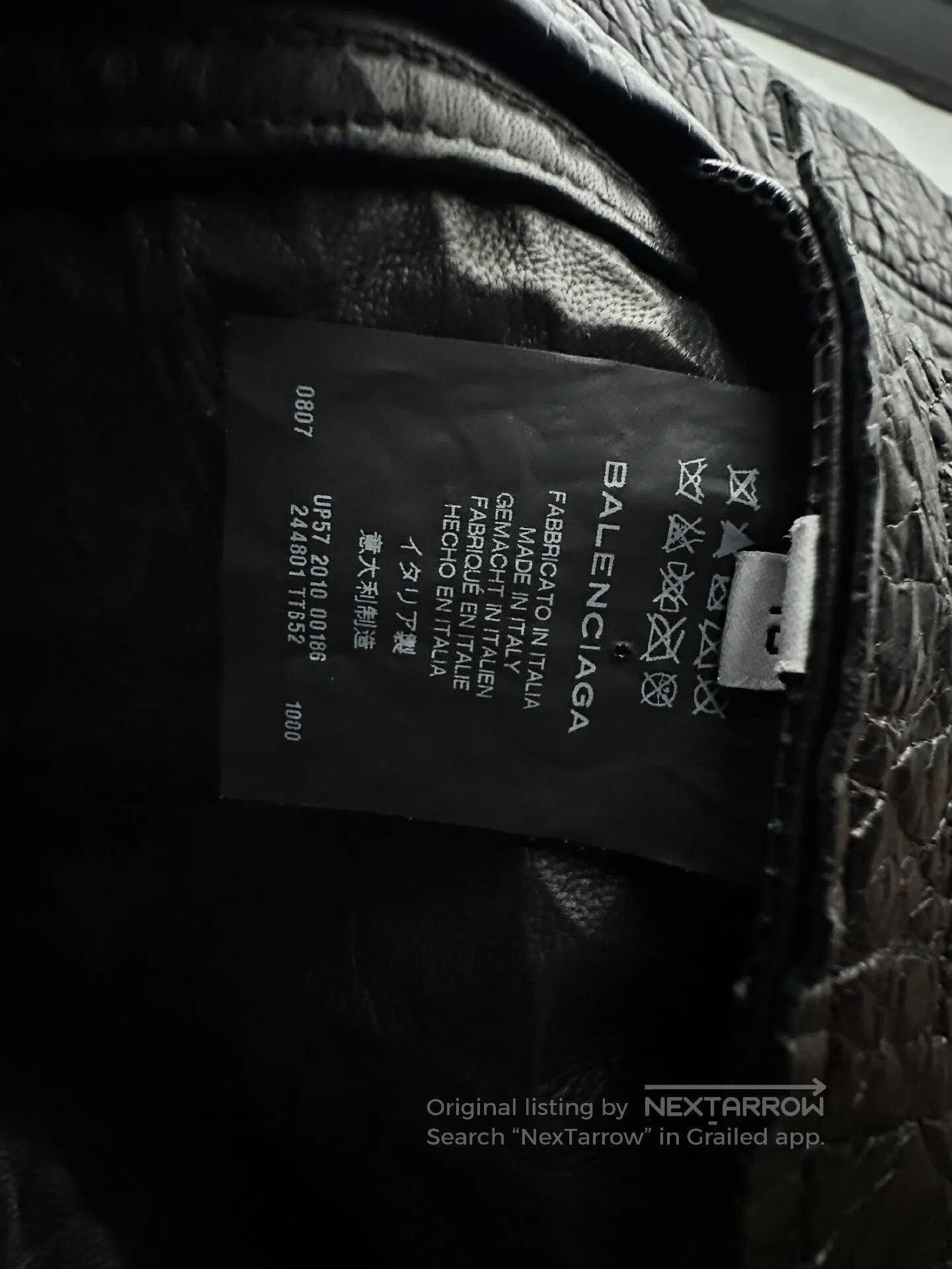 Balenciaga Balenciaga size48 10aw Pulp Leather Jacket| Size US M / EU 48-50 / 2 - 6 Thumbnail