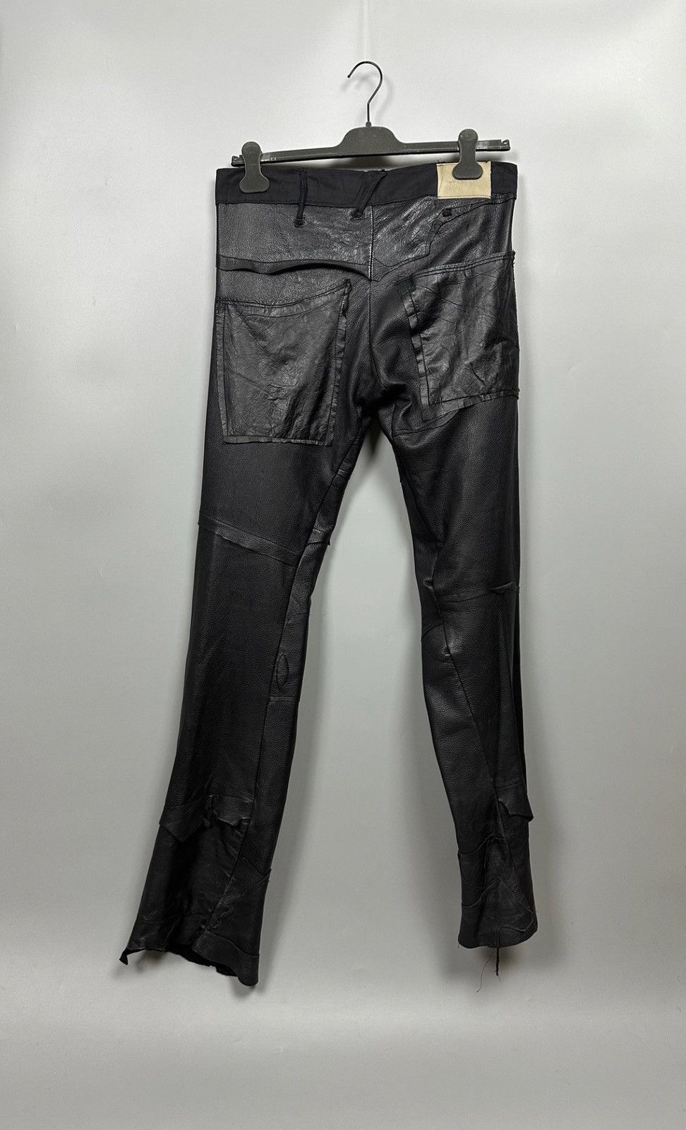 Rick Owens SWAMPGOD Leather Pants Size US 32 / EU 48 - 9 Thumbnail