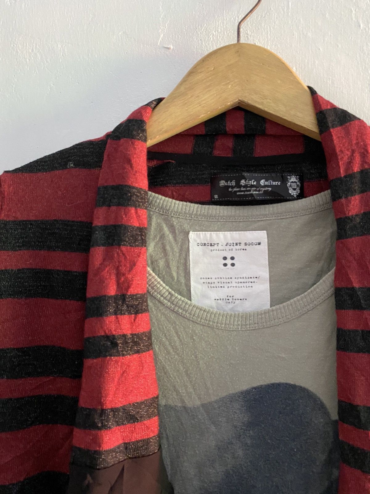 If Six Was Nine × Japanese Brand × Le Grande Bleu (L.G.B.) Match style culture striped knit cardigan Size US M / EU 48-50 / 2 - 3 Thumbnail