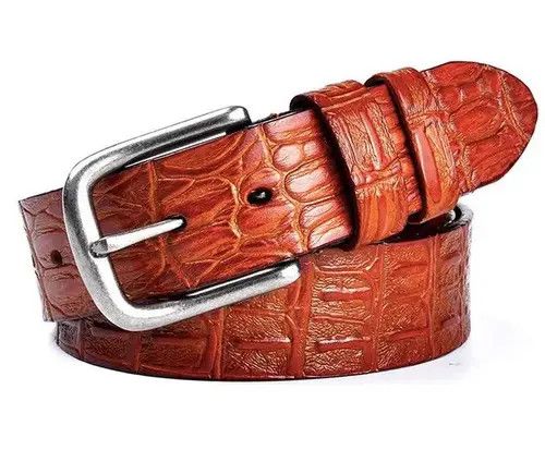 VIBE Emboss Crocodile Pattern Belt Size ONE SIZE - 3 Thumbnail