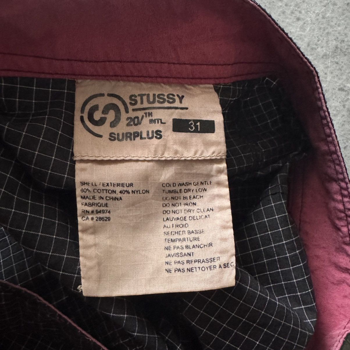 Stussy × Vintage Boardshort stussy surplus vintage 20th 00s Size US 31 - 5 Thumbnail