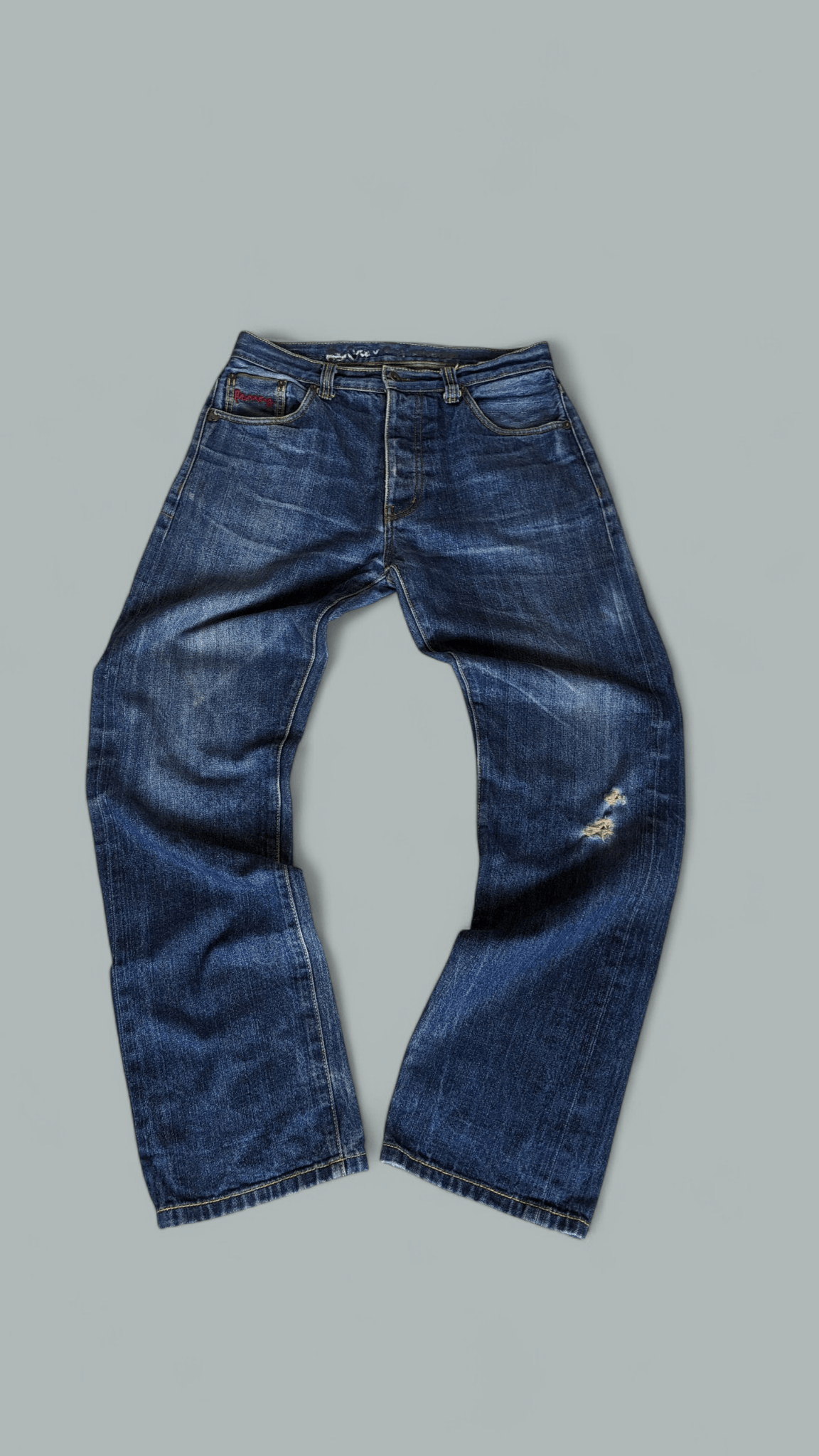 Other RARE Money Clothing Selvedge Denim Jeans 500 Rupiah Sz 30 Size US 30 / EU 46 - 5 Thumbnail