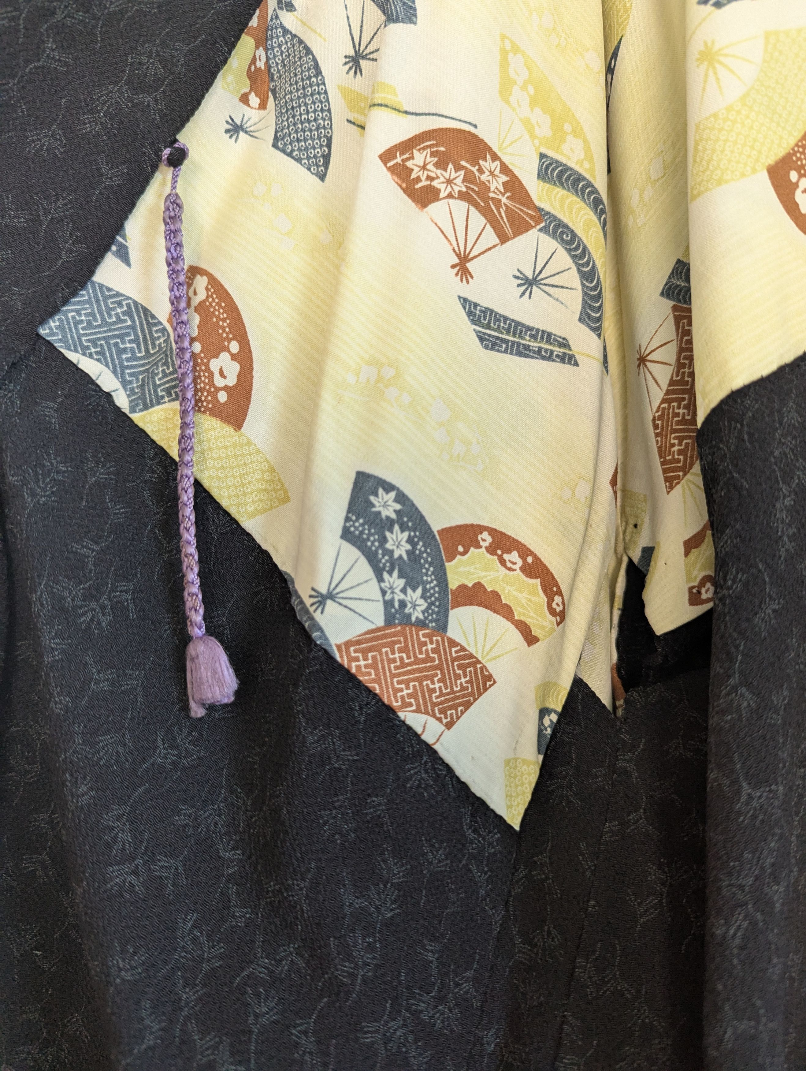 Japanese Brand Amazing authentic Japanese handmade KIMONO from Japan Size ONE SIZE - 2 Thumbnail