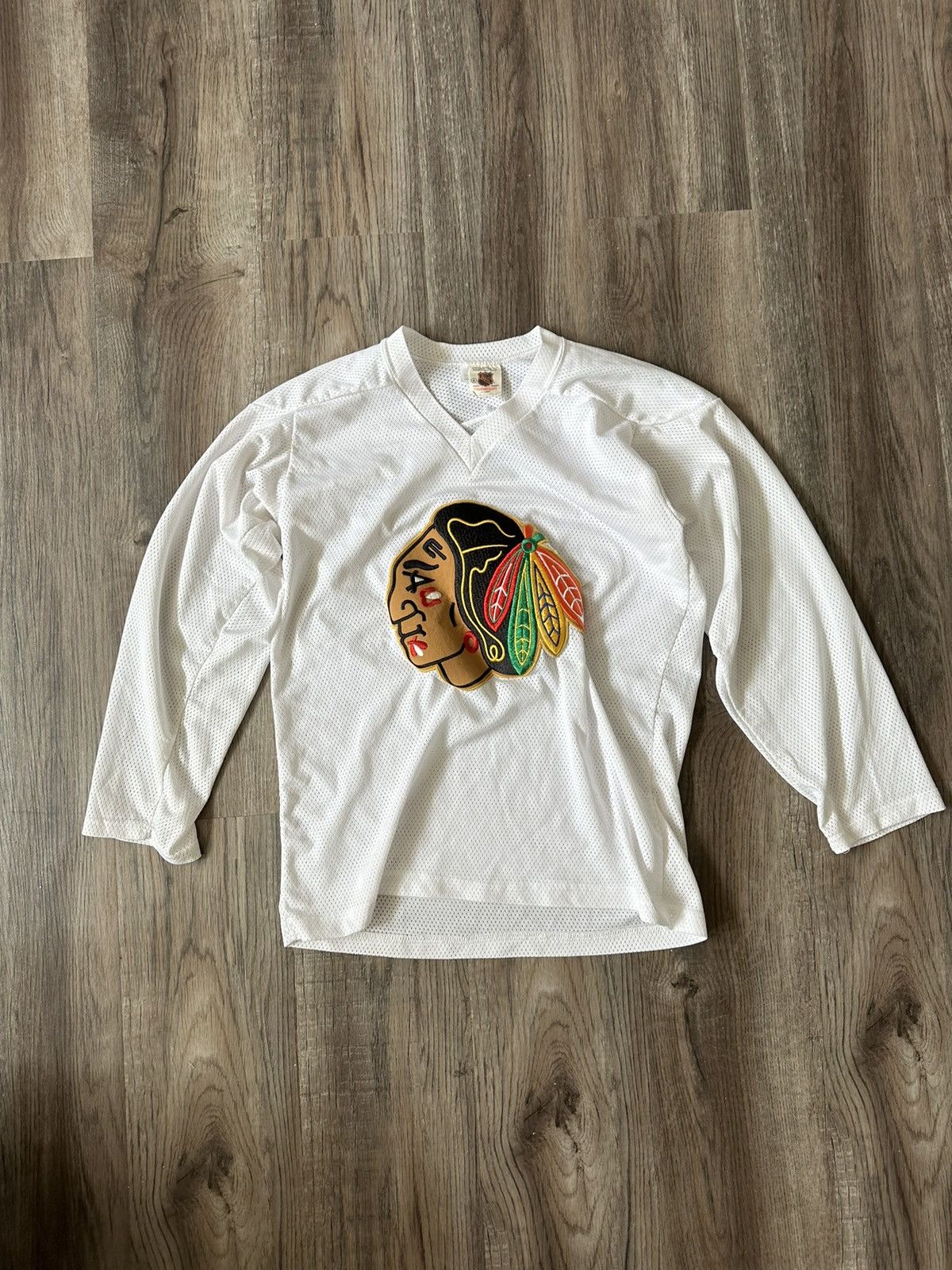 Vintage 80s Chicago Blackhawks CCM Jersey