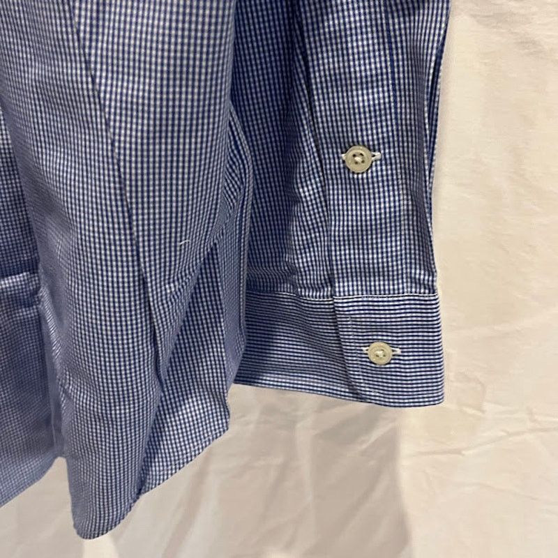 Ralph Lauren × Vintage VTG 80s Ralph Lauren Shirt Blake Button Up Blue White Check Size US L / EU 52-54 / 3 - 6 Thumbnail