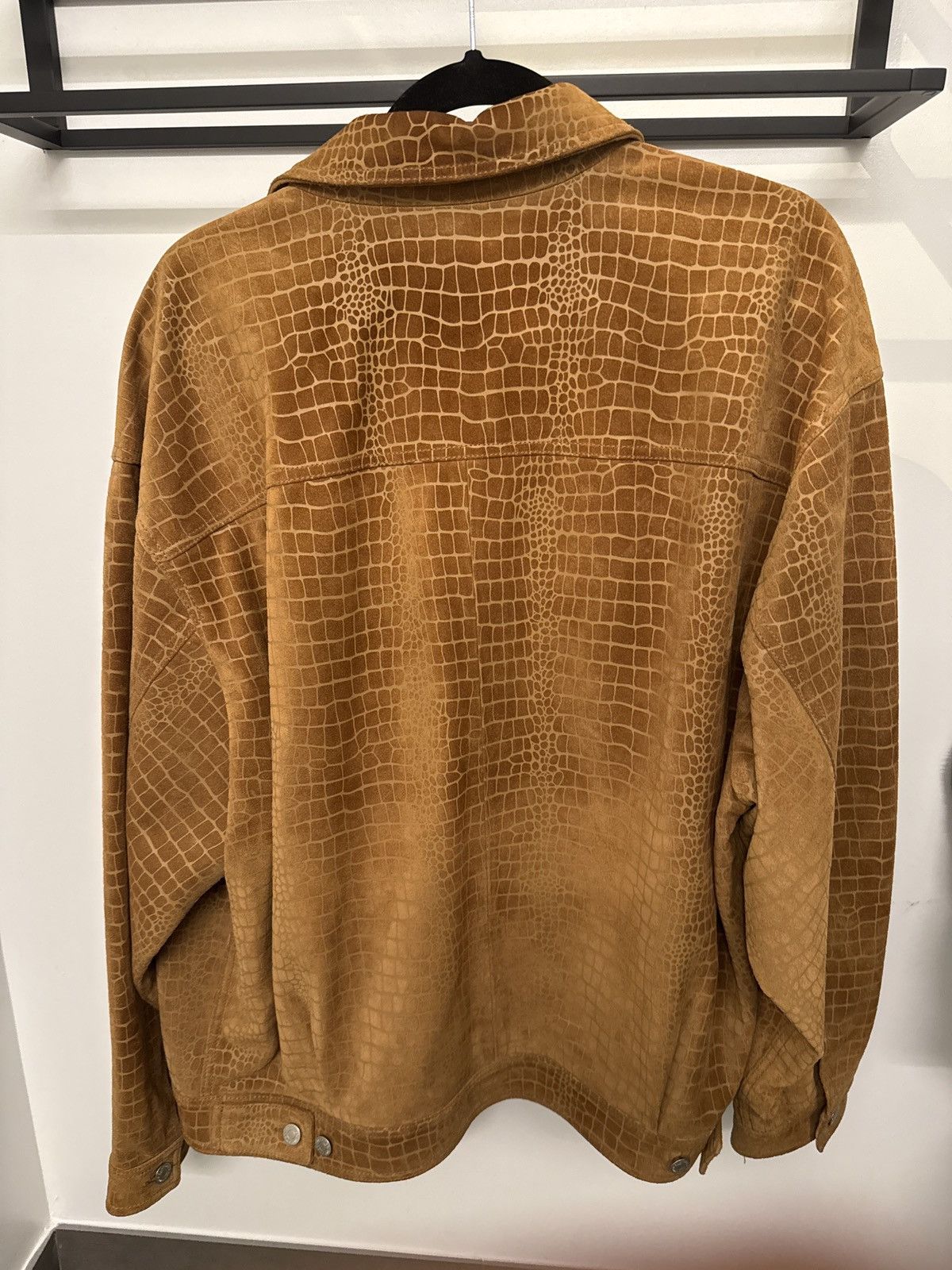 Supreme Supreme suede work jacket “Croc” | Grailed