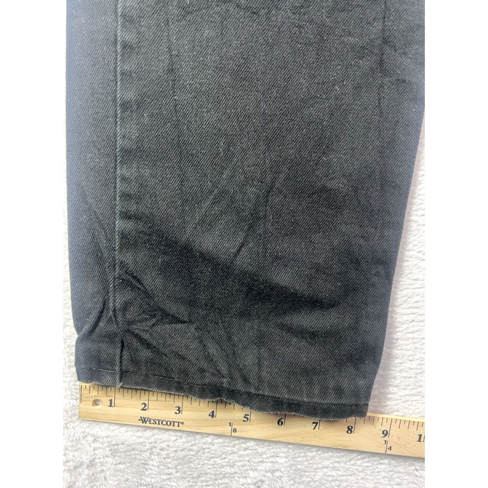 Levi's VINTAGE Levi's 751 Jeans Mens 34x32 Black Regular Fit Straight Leg Denim Workwear - Jeans, Levi's, 751, Black, 34x32, Denim, Straight, Regular, Mens Size US 34 / EU 50 - 5 Thumbnail