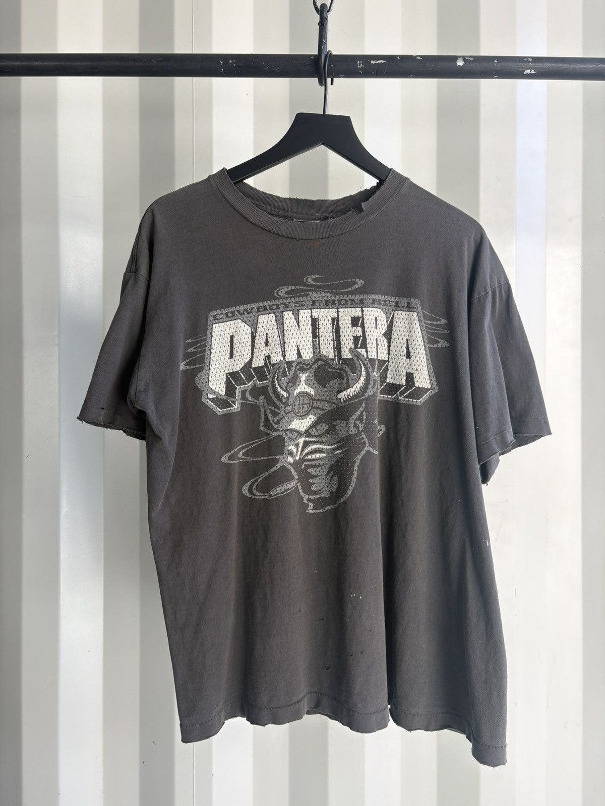 Band Tees Thrashed Pantera Trendkill 97 Faded Distressed Shirt GRUNGE Size US XL / EU 56 / 4 - 1 Thumbnail