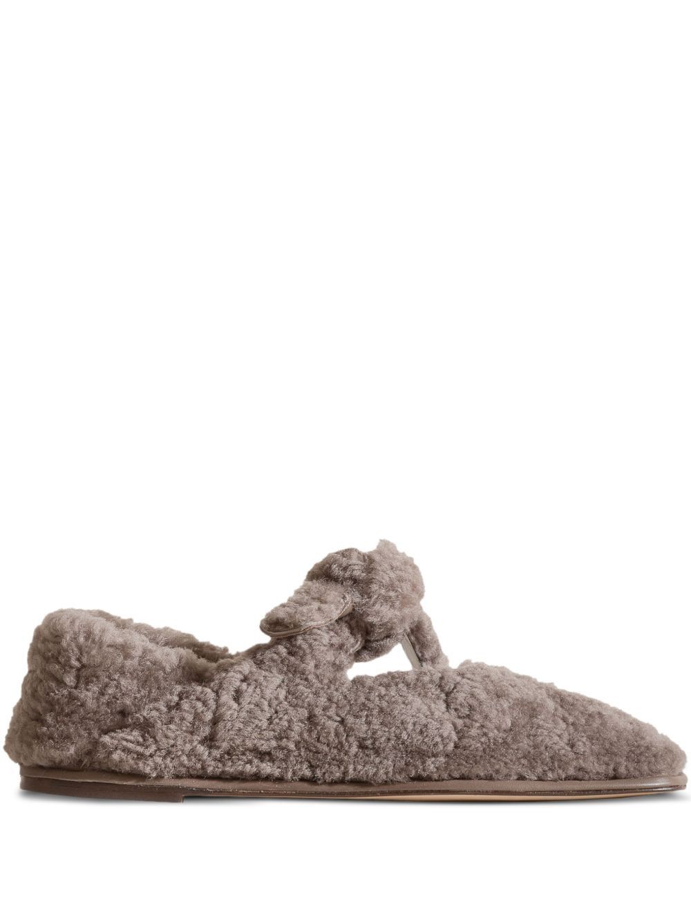 Hereu LLASADA SHEARLING BALLET FLATS Size US 6 / IT 36 - 1 Thumbnail