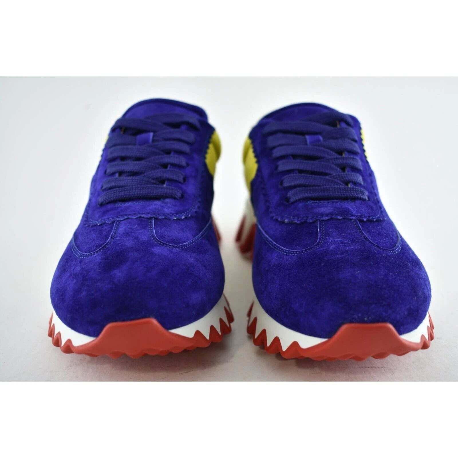 Christian Louboutin Christian Louboutin Blue Red Platform Low Top Sneaker 43 10 Size US 10 / EU 43 - 6 Thumbnail
