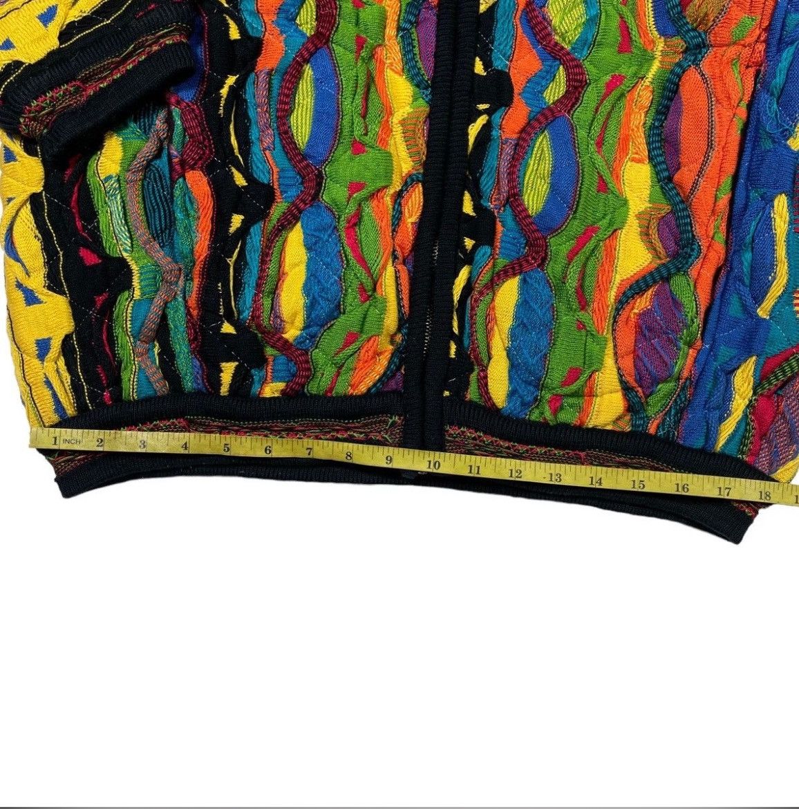 Coogi × Vintage VINTAGE COOGI 90’s ZIPPER KNITWEAR SWEATER Size US M / EU 48-50 / 2 - 19 Thumbnail