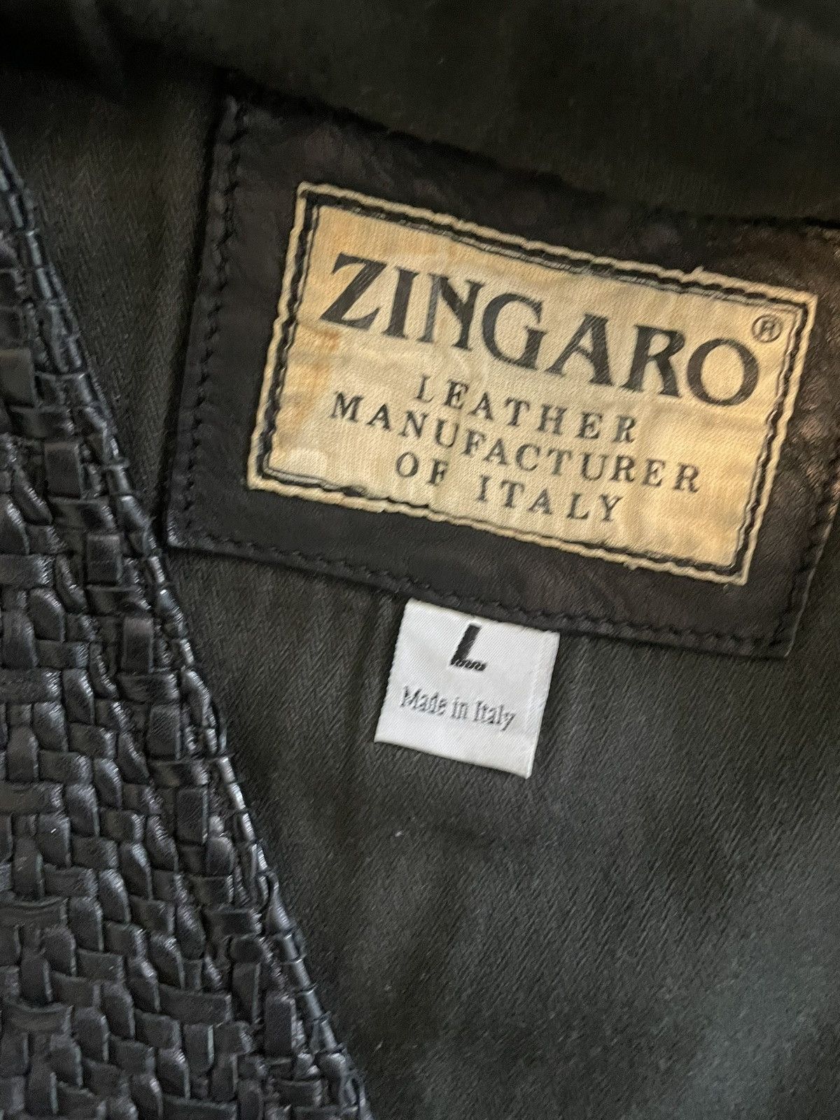 Other black leather italy vest Size 40L - 5 Thumbnail