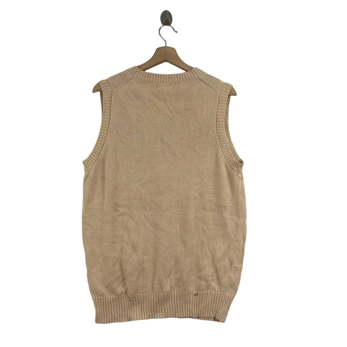 Kangol KANGOL UNITED KINGDOM Small Logo Knitwear Tank Top Sweater Size L / US 10 / IT 46 - 5 Thumbnail