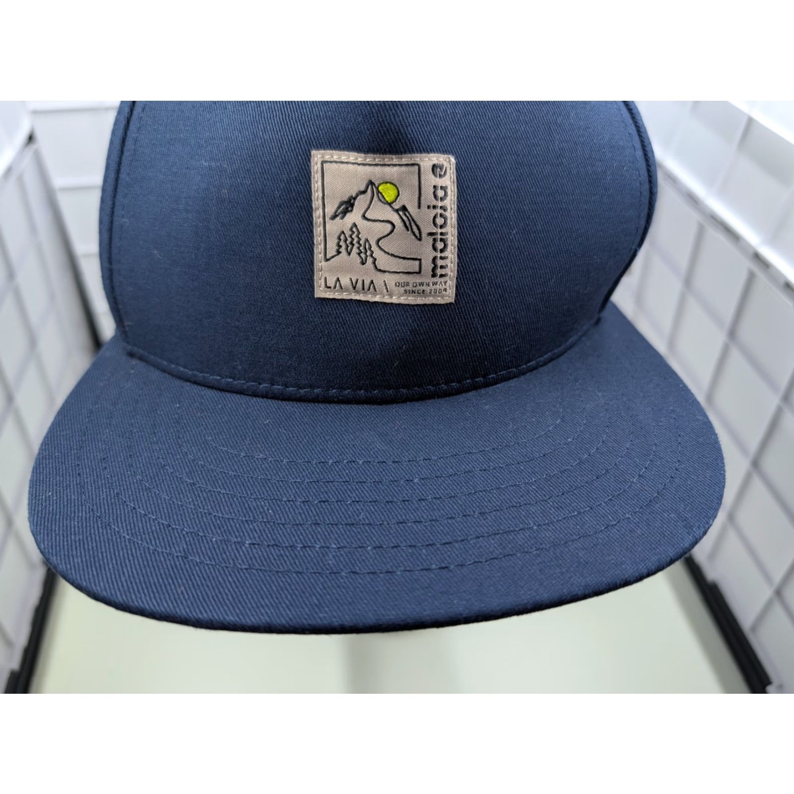 Essentials Maloja Street Essentials Spitzberg Snapback Hat Cap Blue NEW OSFM Size ONE SIZE - 3 Thumbnail