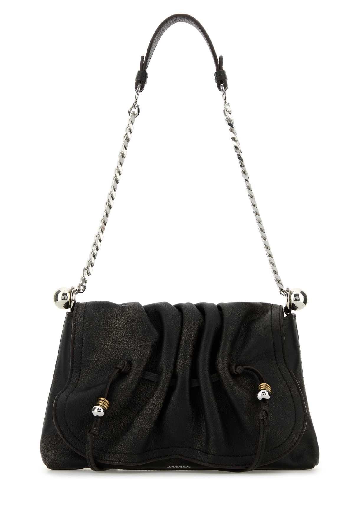 Isabel Marant Dark Brown Leather Bolton Shoulder Bag Size ONE SIZE - 1 Thumbnail