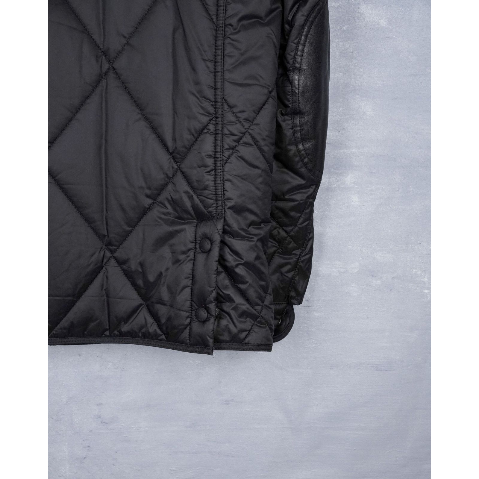Burberry Burberry brit black quilted lamb leather wool vintage jacket Size US M / EU 48-50 / 2 - 13 Thumbnail