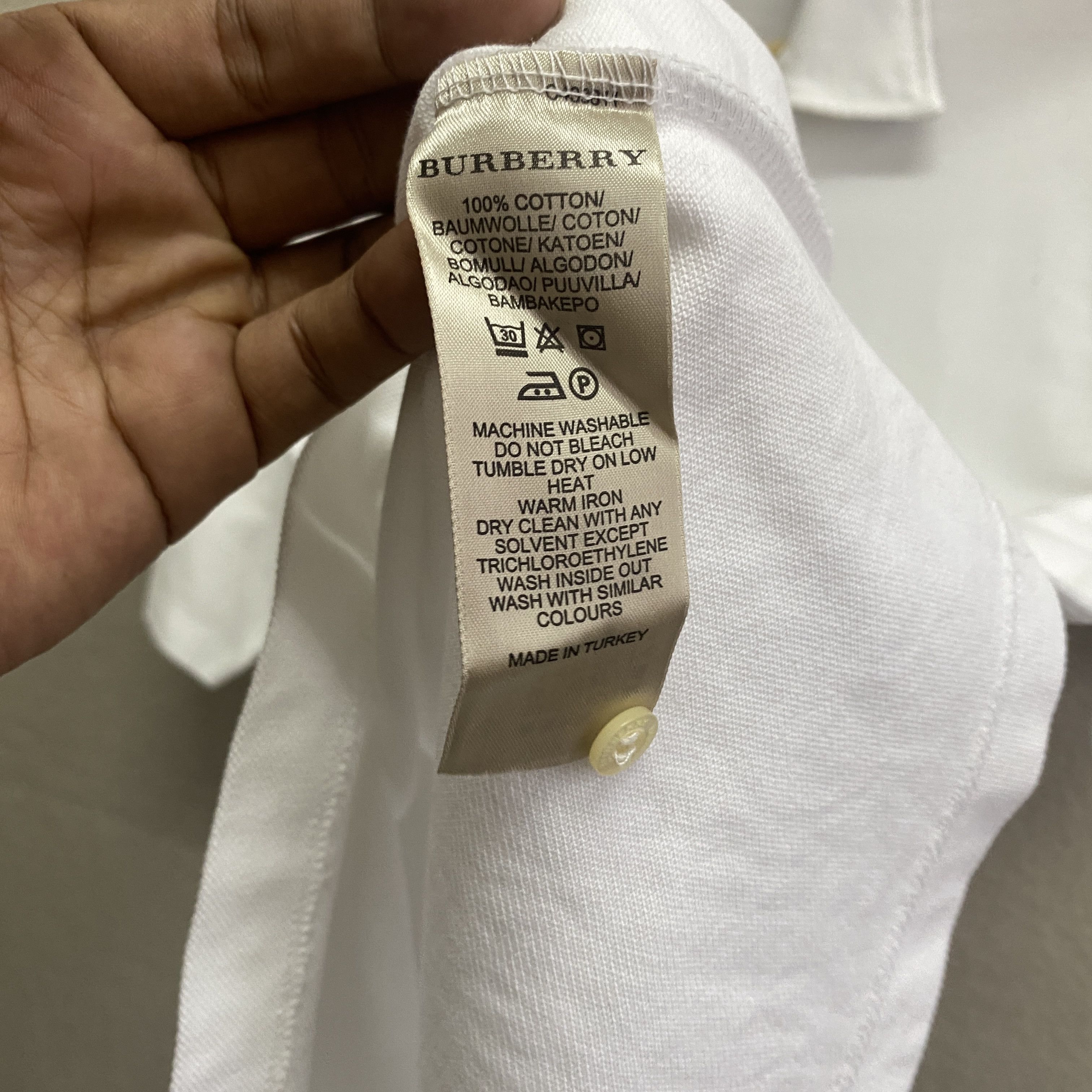 Burberry Burberry Brit Polo Shirt Size US L / EU 52-54 / 3 - 5 Thumbnail
