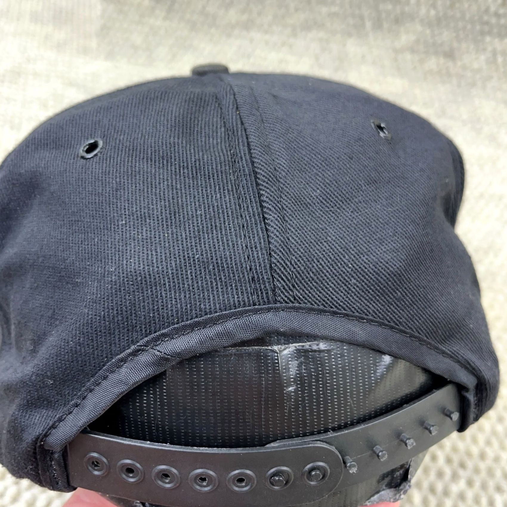 Vintage VINTAGE Norfolk Western Trucker Hat Cap N&W Railroad Railway 80s Made USA Patch Black Men One Size Size ONE SIZE - 4 Thumbnail
