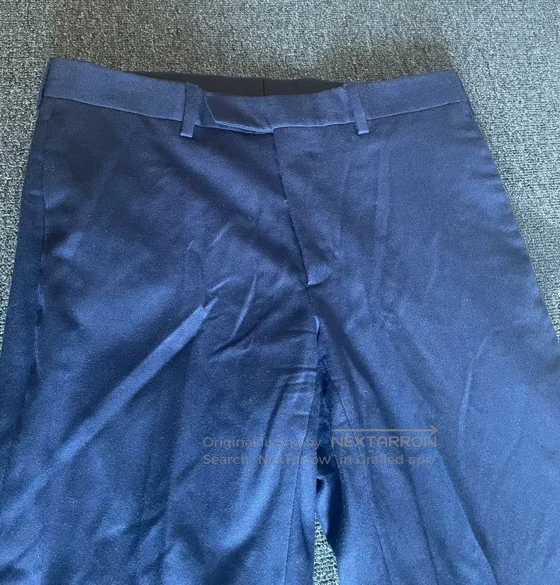 Dior Dior Blue Wool Casual Trousers. Size US 36 / EU 52 - 2 Thumbnail