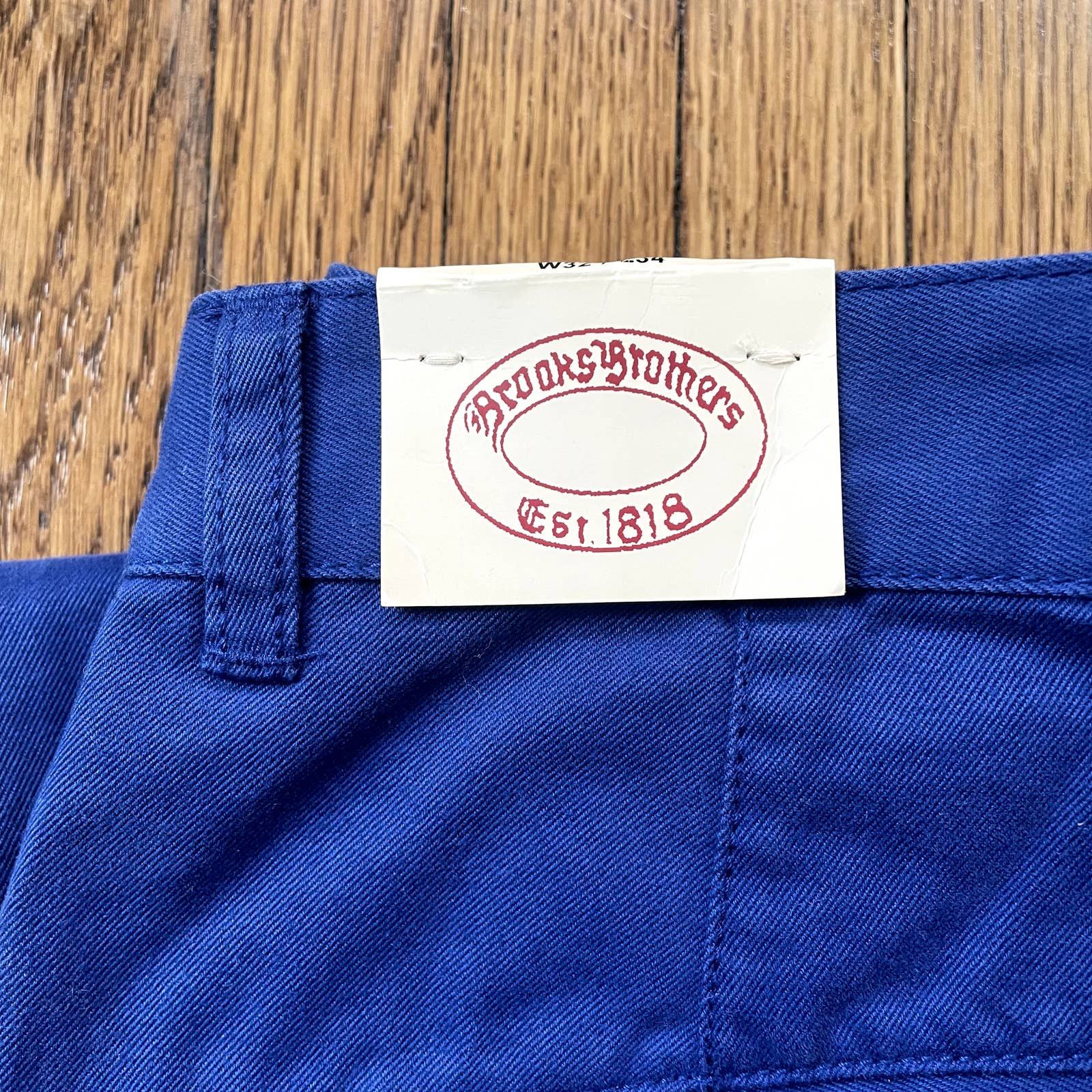 Brooks Brothers Brand new with tags Brooks Brothers Chino in Blue W32 L34 Size US 32 / EU 48 - 2 Thumbnail