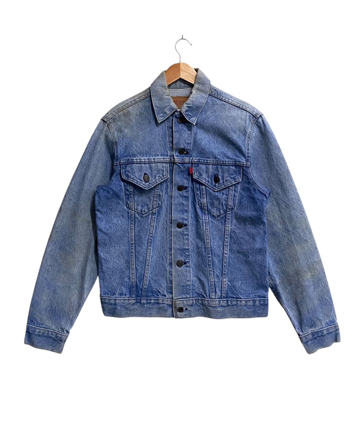 Levi's Vintage Brand Levis 70505 Small e Trucker Denim 1979s Size US M / EU 48-50 / 2 - 1 Thumbnail