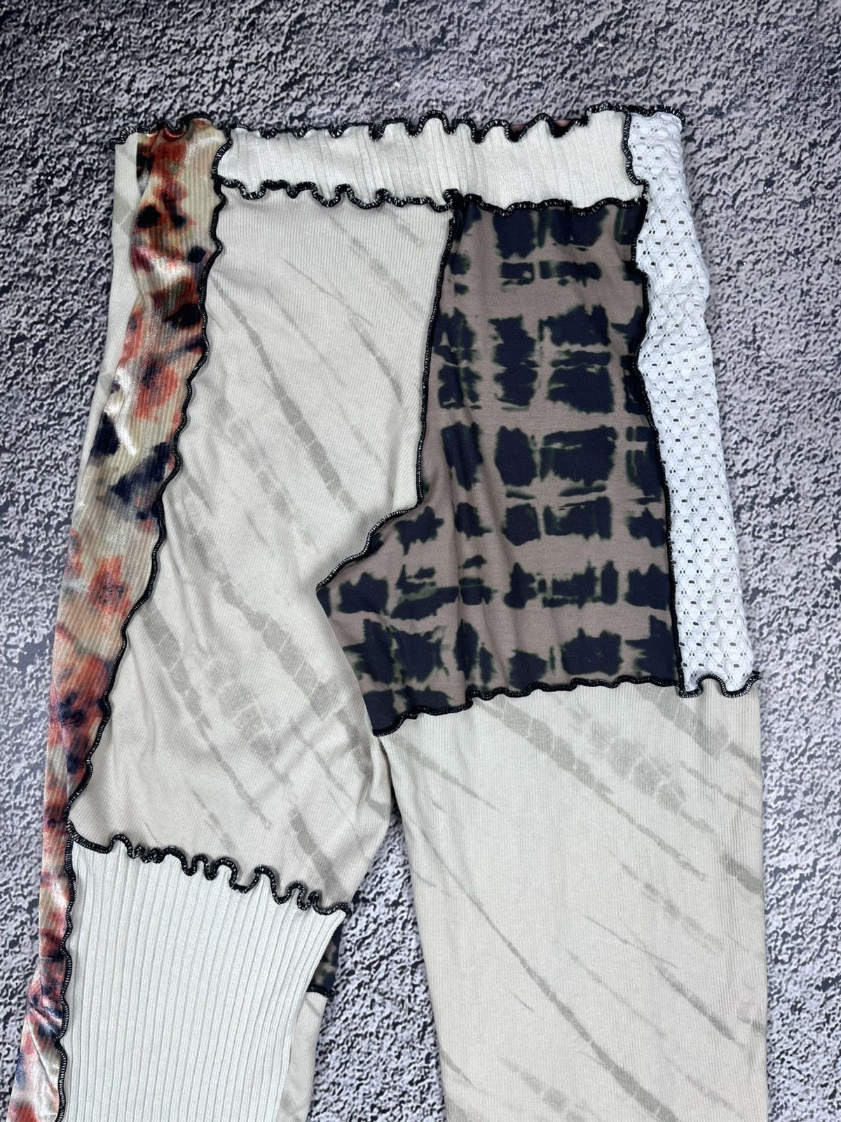 Jaded London Vintage Y2K Jaded London Patchwork knit pants leggins Size 28" / US 6 / IT 42 - 7 Thumbnail