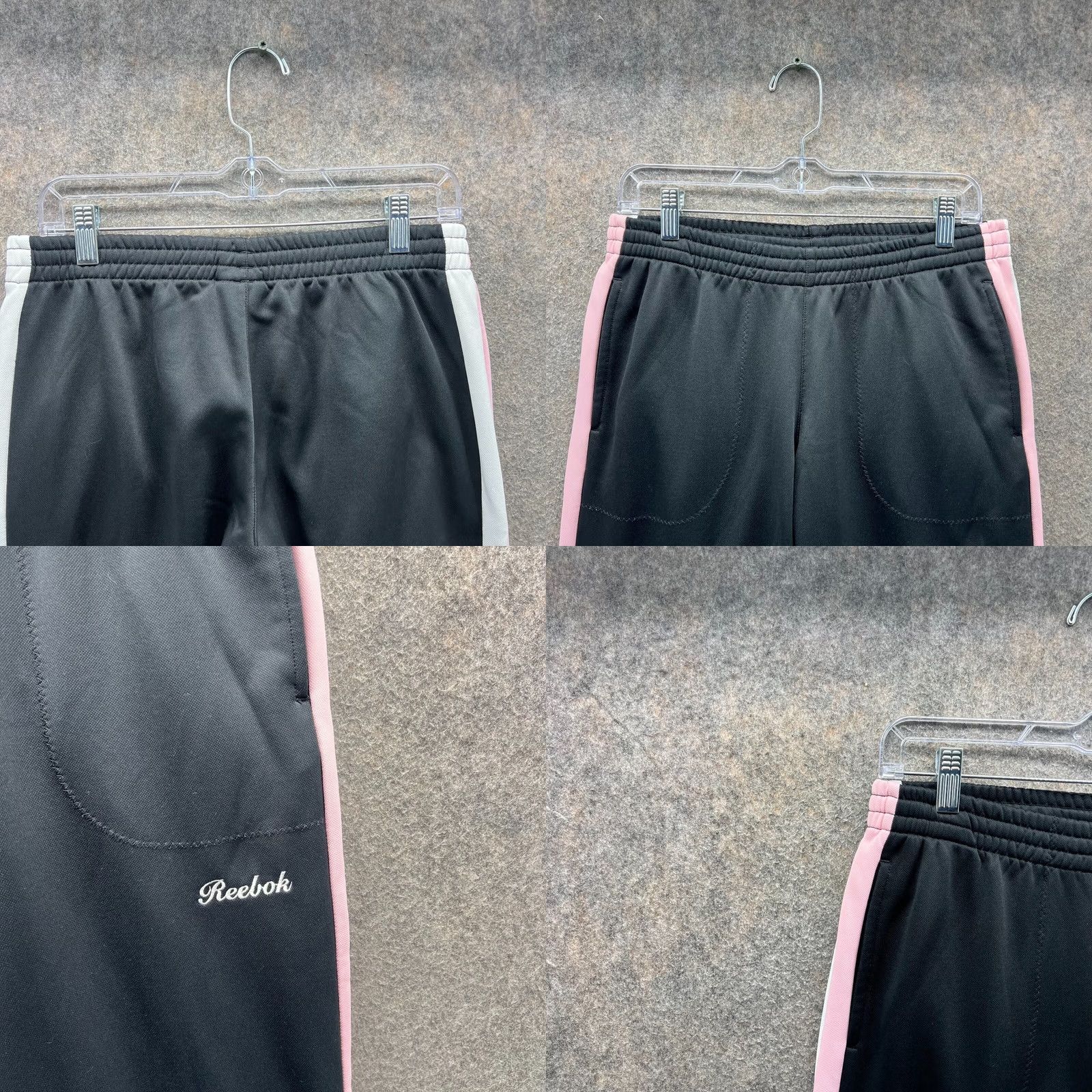 Reebok VINTAGE Reebok Tracksuit Women Medium Black Pink Full Zip Track Windbreaker 90s Reduces? Size M / US 6-8 / IT 42-44 - 10 Thumbnail