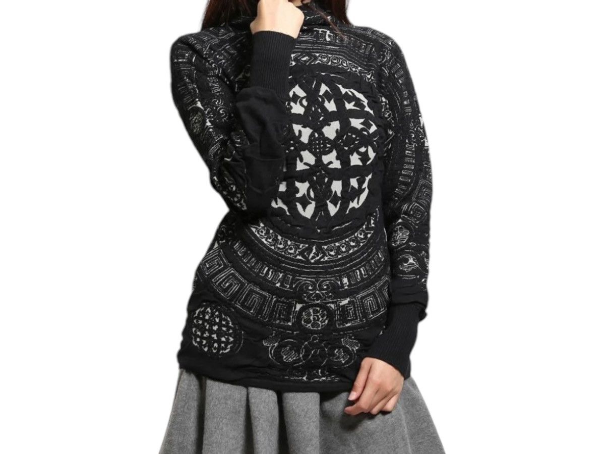 Christian Lacroix 🔥LASTDROP🔥 Desigual Christian LaCroix Gothic Sweater Size XL / US 12-14 / IT 48-50 - 1 Thumbnail
