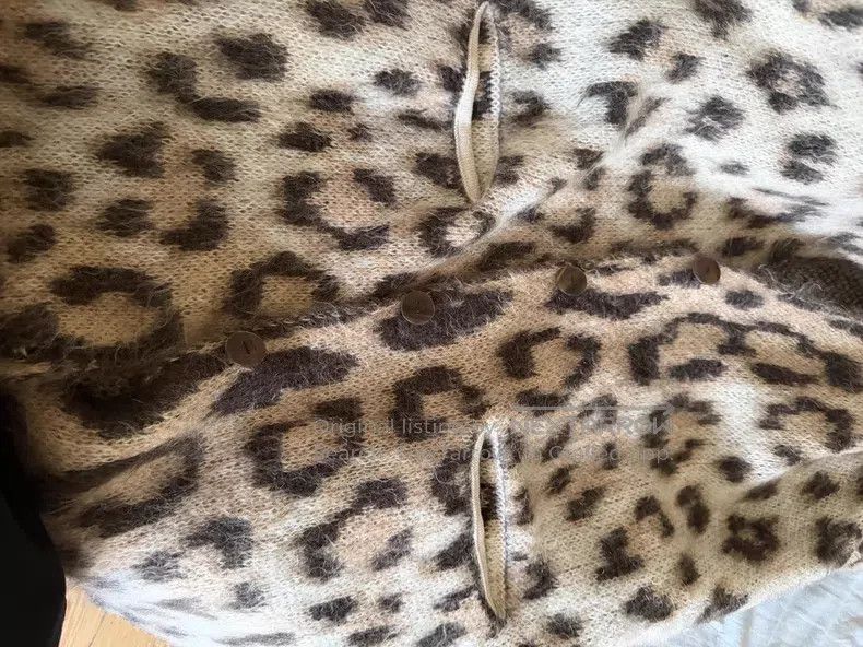 Loewe Loewe Leopard print wool cardigan, leopard pattern Size S / US 4 / IT 40 - 6 Thumbnail