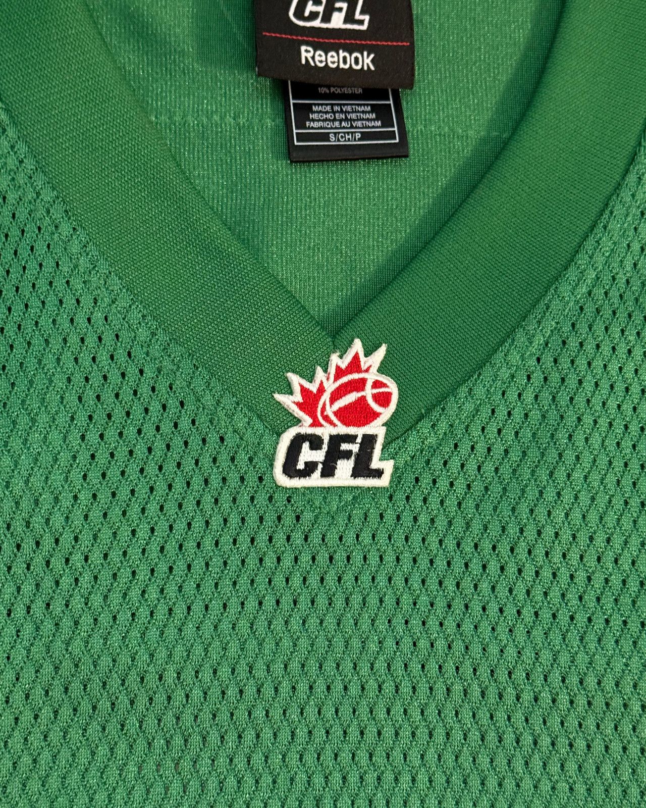 Reebok 2011 Reebok Saskatchewan Rough Riders CFL Blank Jersey Small Size US S / EU 44-46 / 1 - 6 Thumbnail