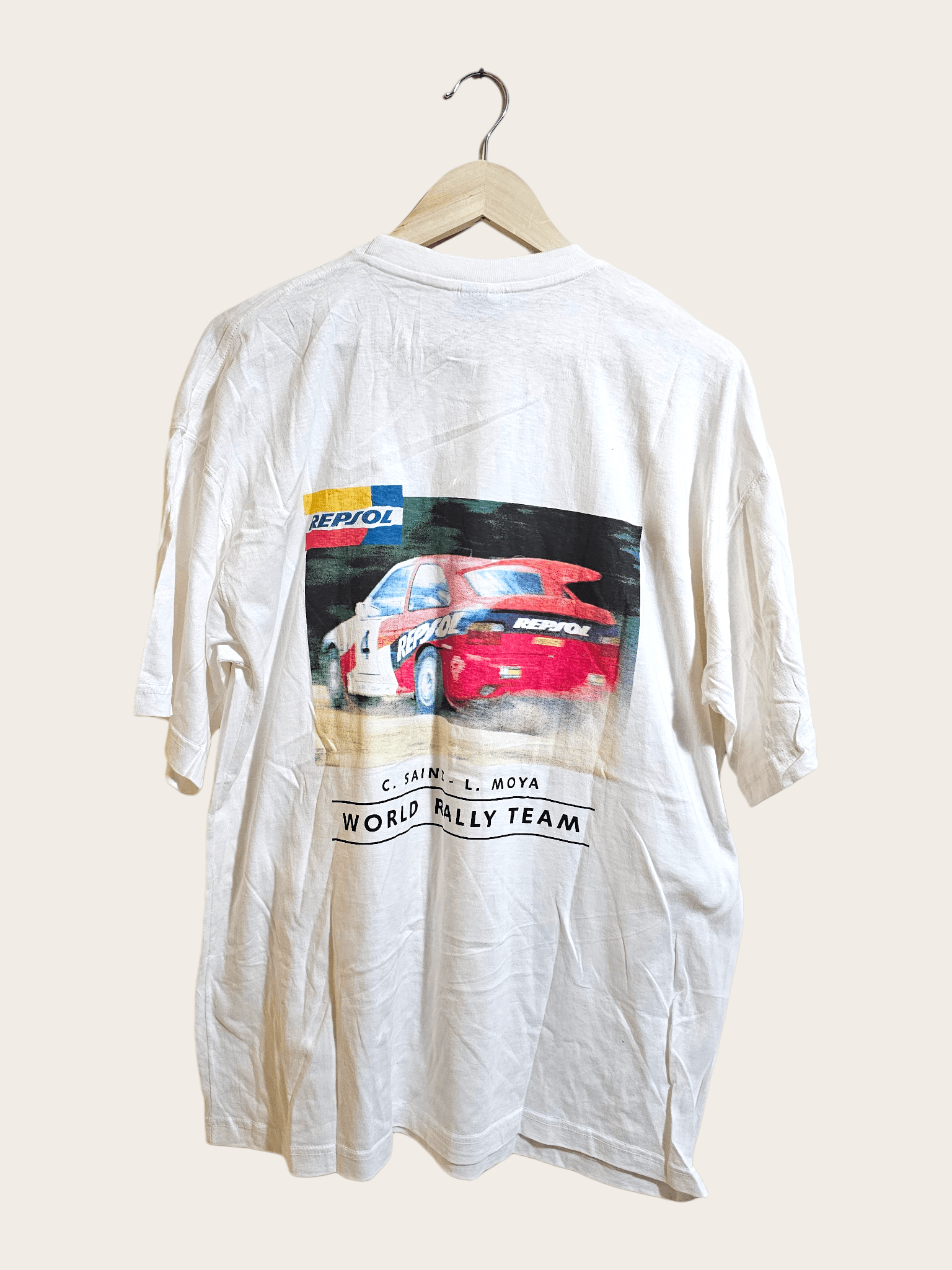 Ford Ford Rally Team Carlos Sainz & Luis Moya 90's Tee Size US XL / EU 56 / 4 - 4 Thumbnail