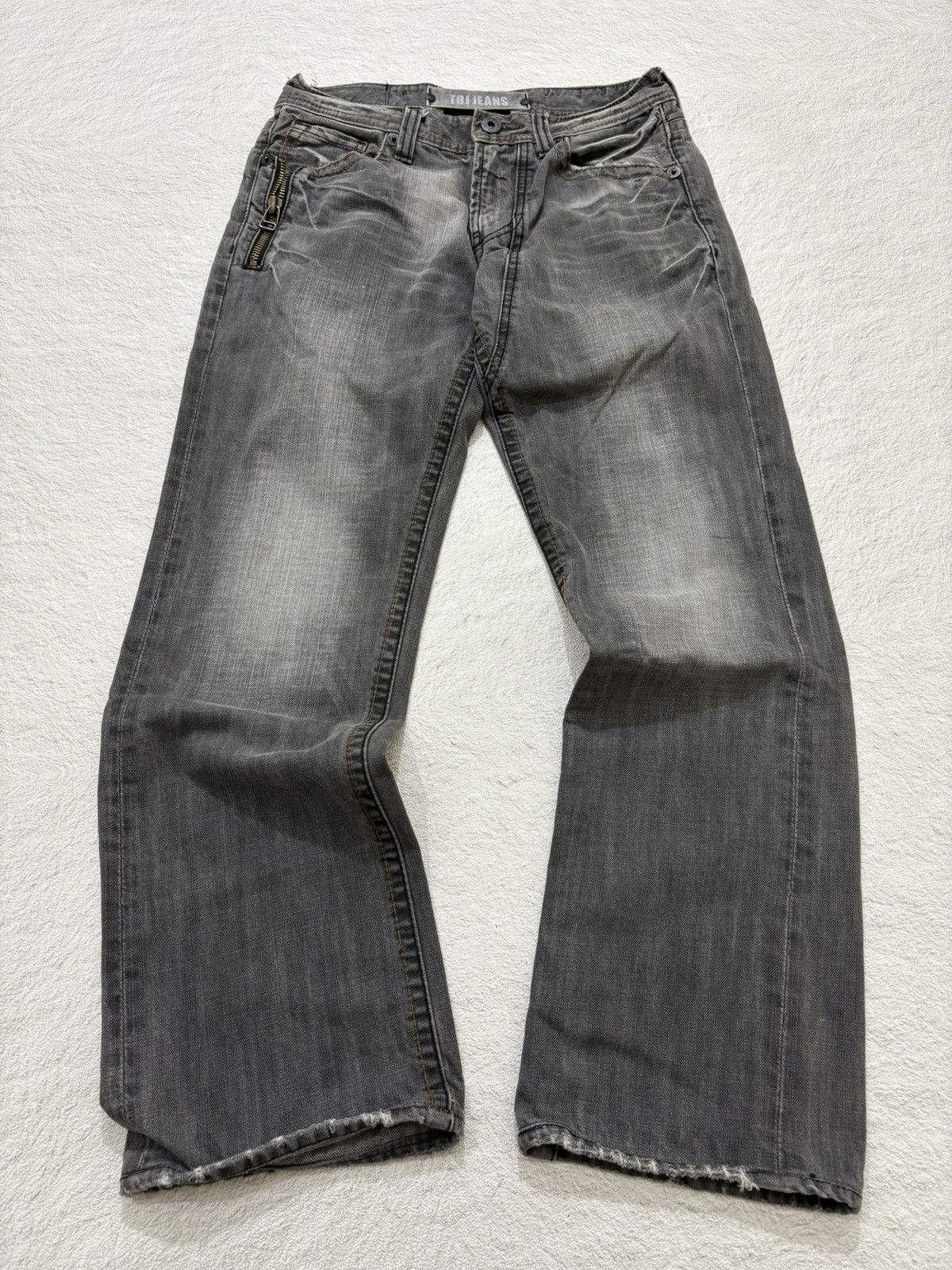 Hysteric Glamour 2000s TBJ japan Flared Smoke wash denim Y2k style Size US 26 / EU 42 - 1 Thumbnail