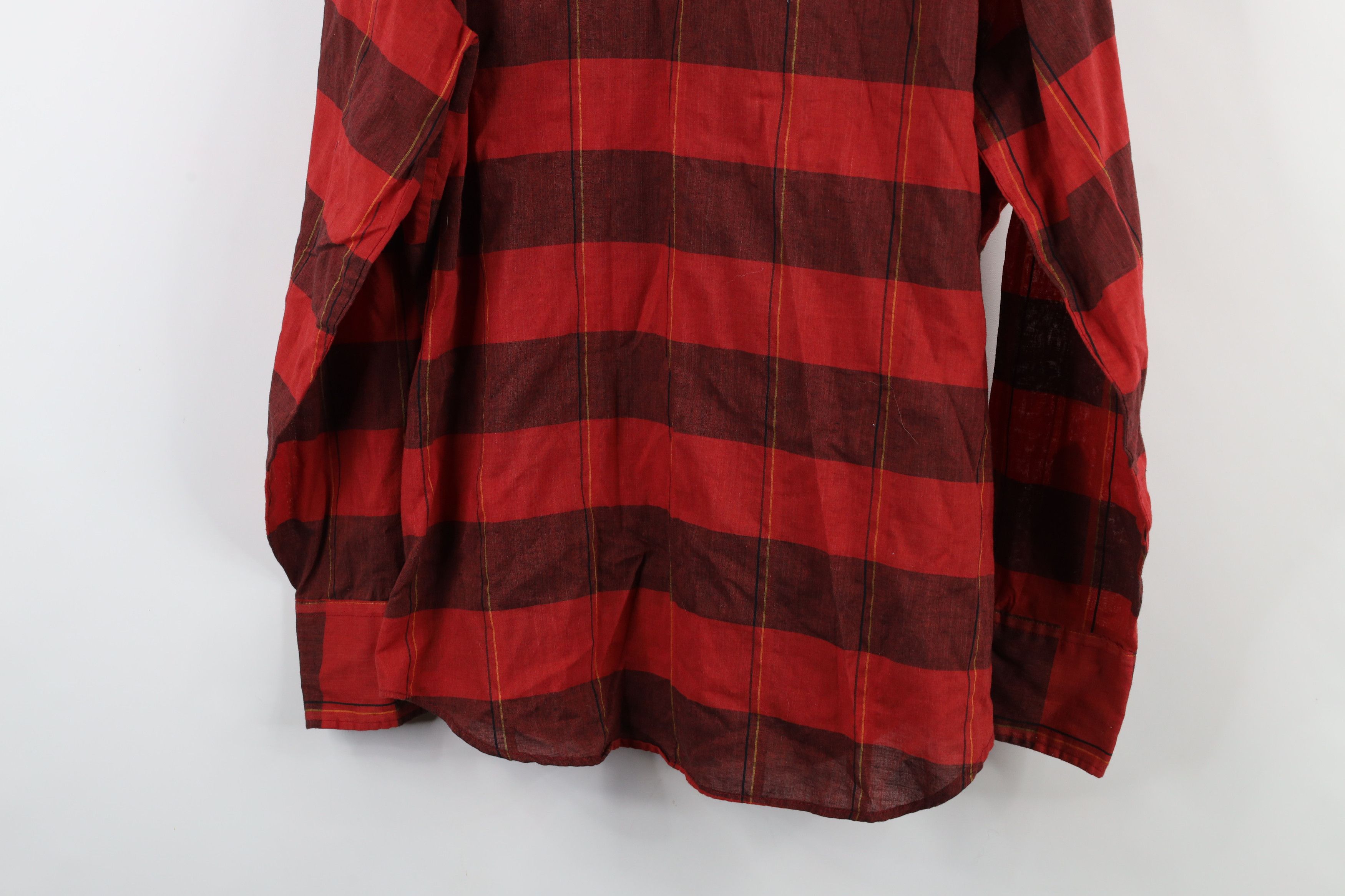 Vintage Vintage 70s Rockabilly Western Cowboy Snap Button Shirt Size US L / EU 52-54 / 3 - 12 Thumbnail