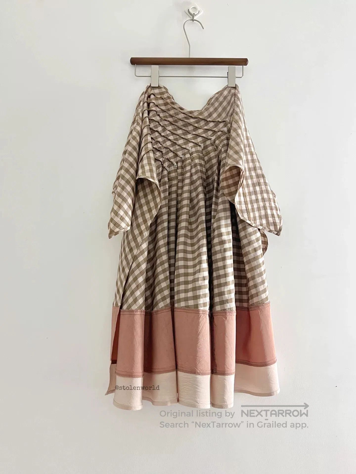 Tricot Comme des Garcons comme des garcons gingham ruffle apron. Size ONE SIZE - 5 Thumbnail