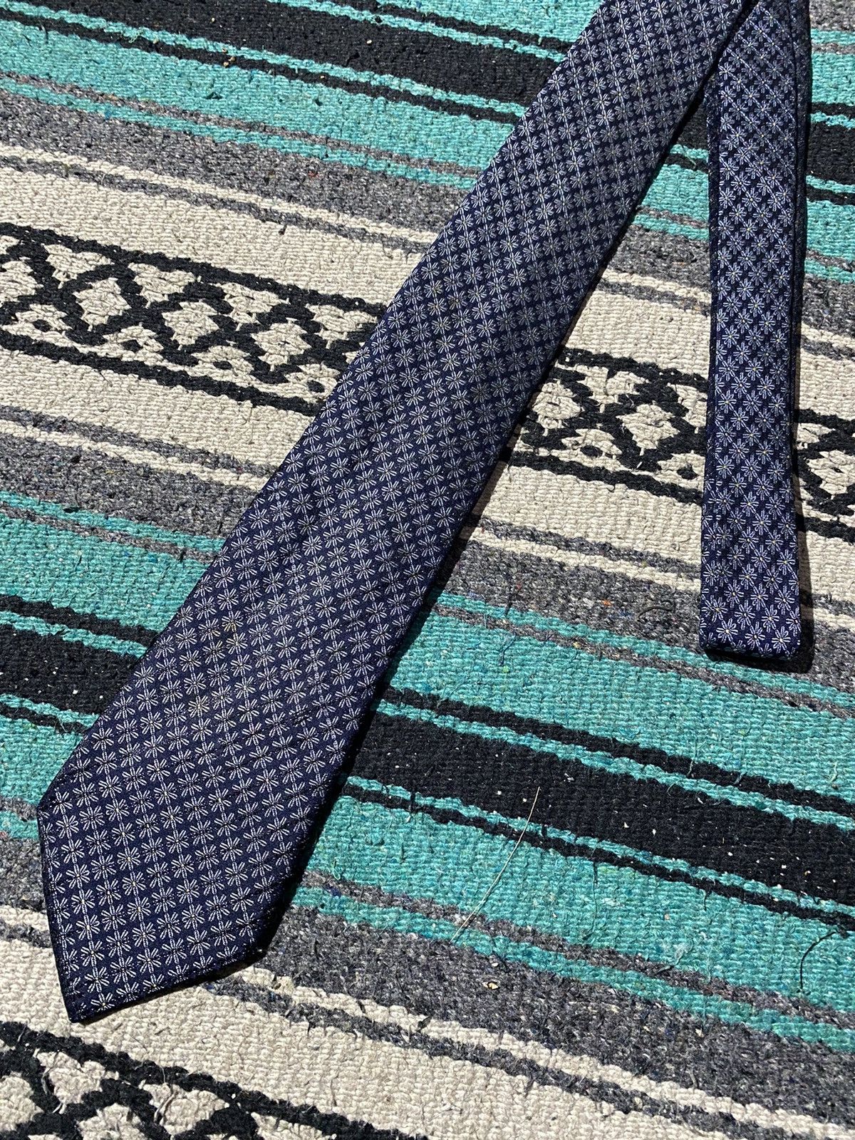 Hermes 1990s Hermes - Vintage Pattern Silk Tie Size ONE SIZE - 7 Thumbnail