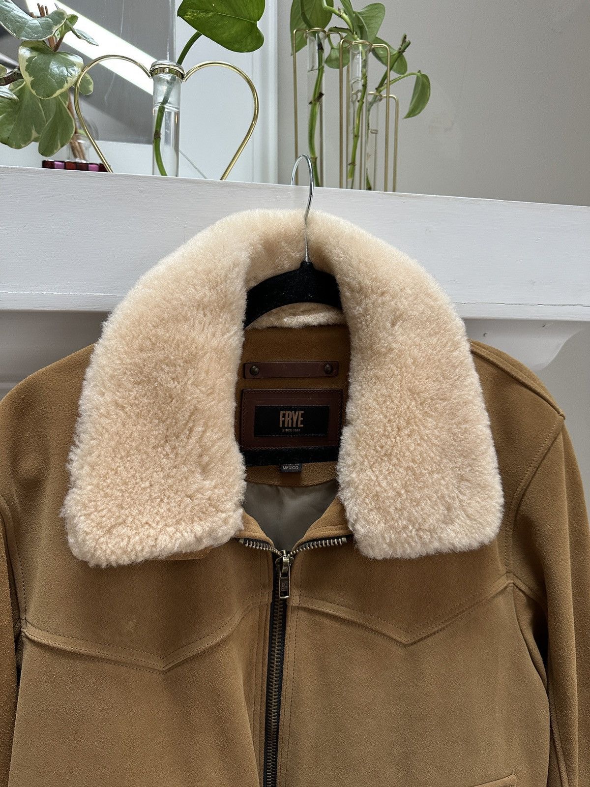 Frye Suede Shearling Bomber Size US S / EU 44-46 / 1 - 2 Thumbnail