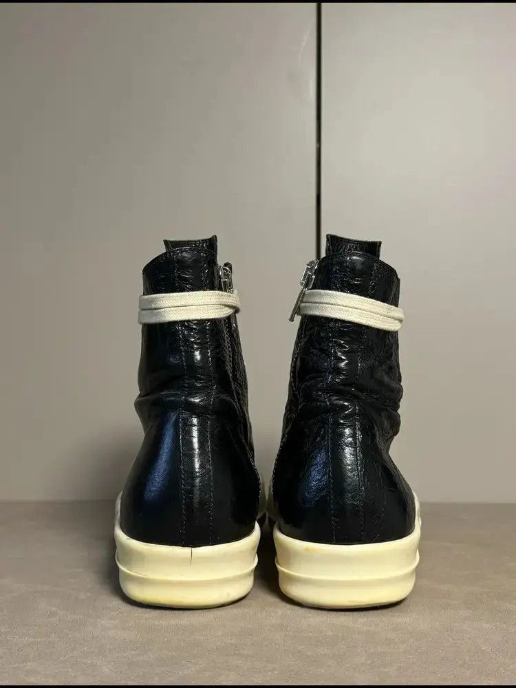 Rick Owens Sz 42.5 Rickowens Mainline Leather Hi-top-2505 Size US 9.5 / EU 42-43 - 6 Thumbnail