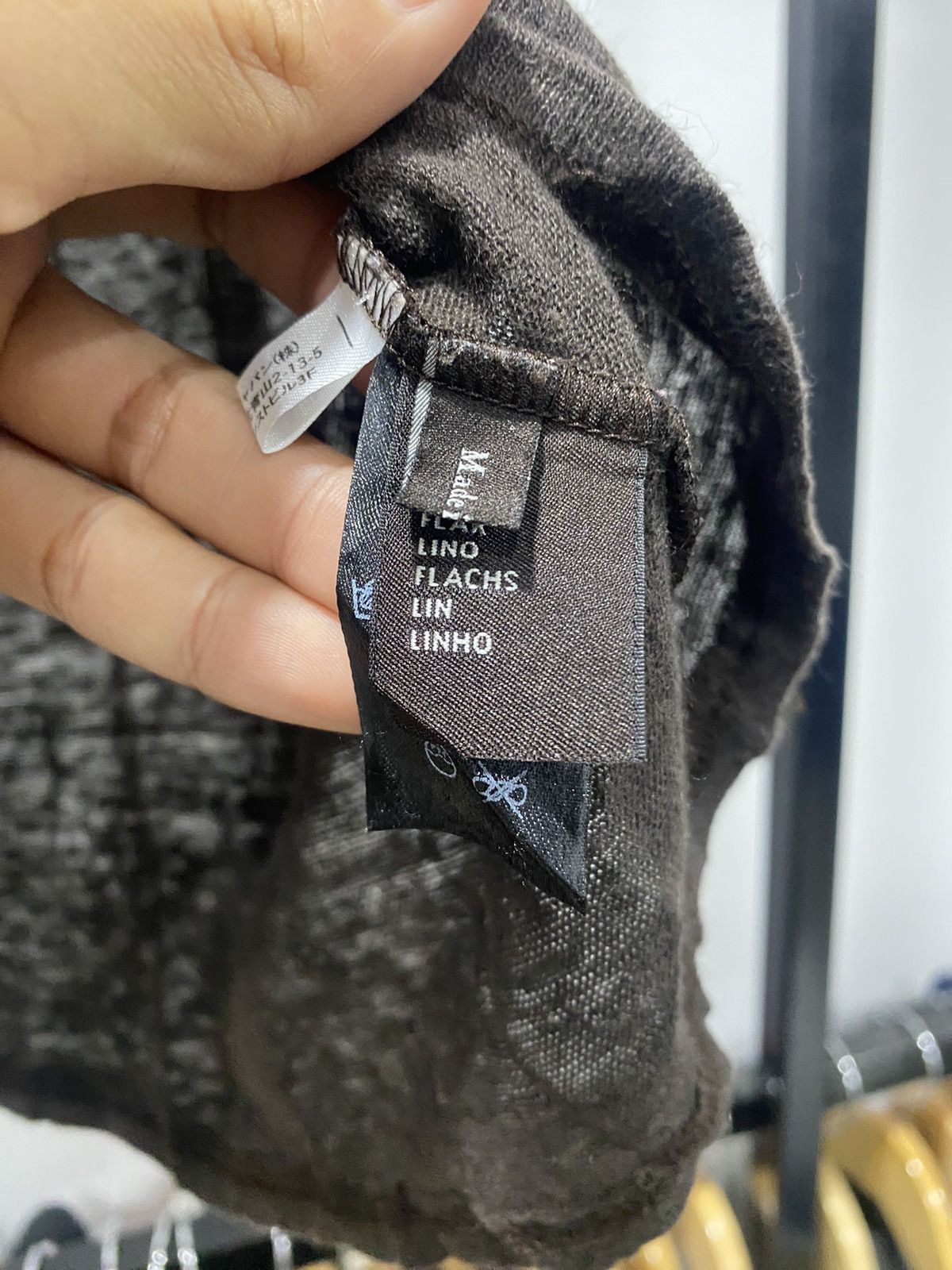 Ermenegildo Zegna × Z Zegna ☠️ Z Zegna Linen Shirt Made in Italy Punk Grunge Luxury Size US L / EU 52-54 / 3 - 6 Thumbnail