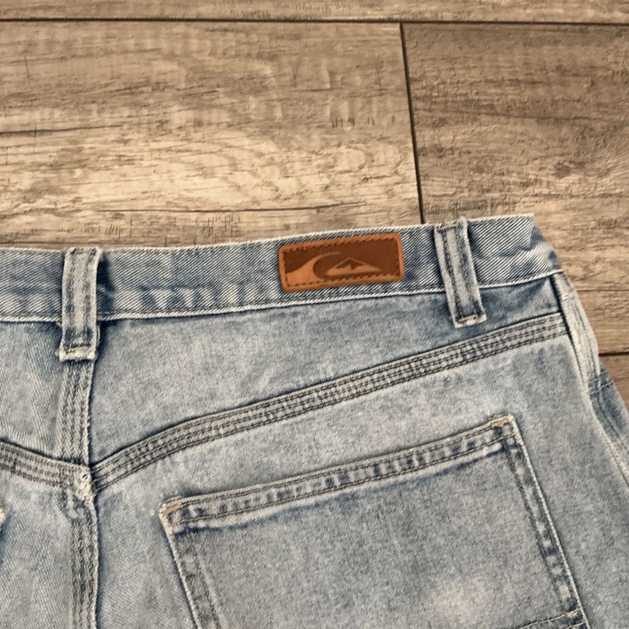 Vintage Y2K 90s Quiksilver QuikJean WideJean Baggy Shorts Size 36 Size US 34 / EU 50 - 7 Thumbnail