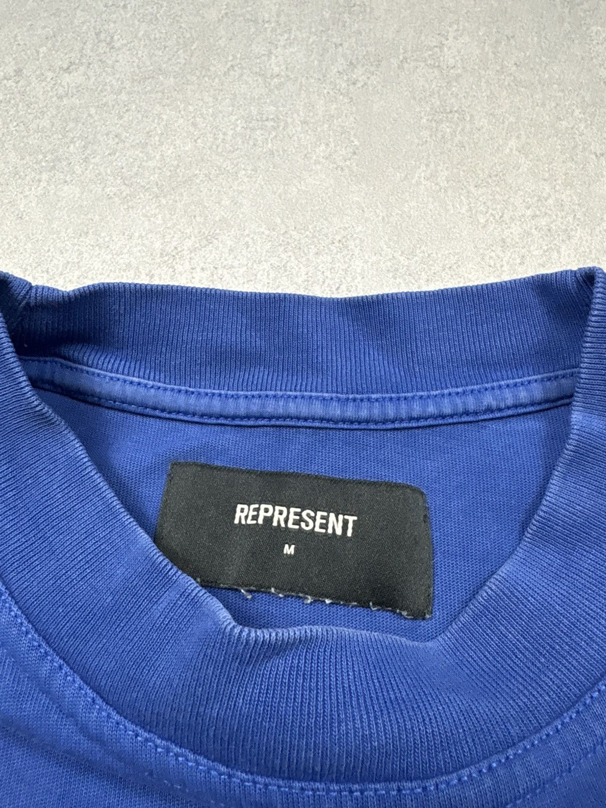 Represent Clo. Represent Blue Graphic Logo T Shirt Design Studio Workshop M Size US M / EU 48-50 / 2 - 11 Thumbnail