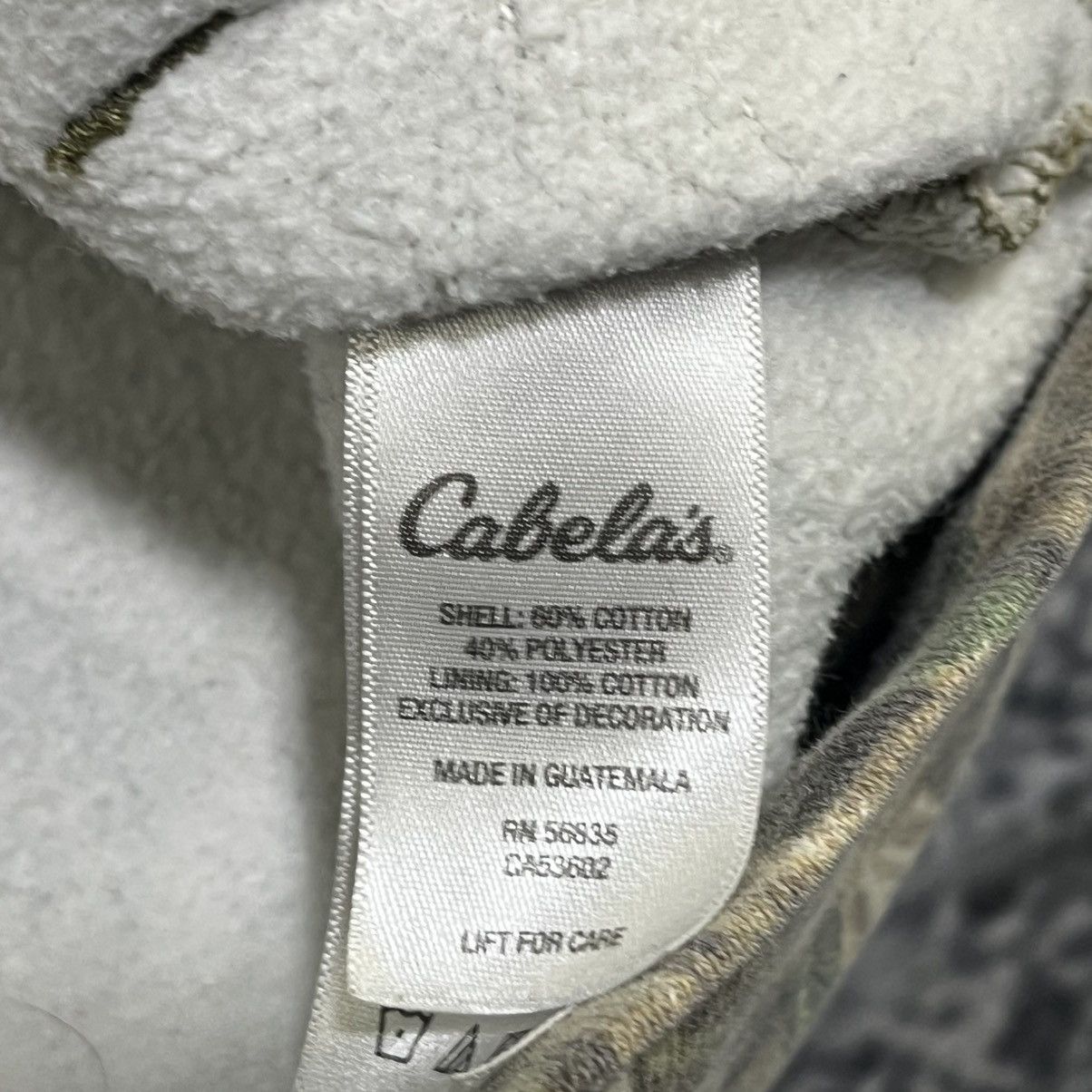 Cabelas VINTAGE Y2K CABELA'S CAMO OUTDOOR GRUNGE SKATER HOODIE SMALL Size US S / EU 44-46 / 1 - 6 Thumbnail